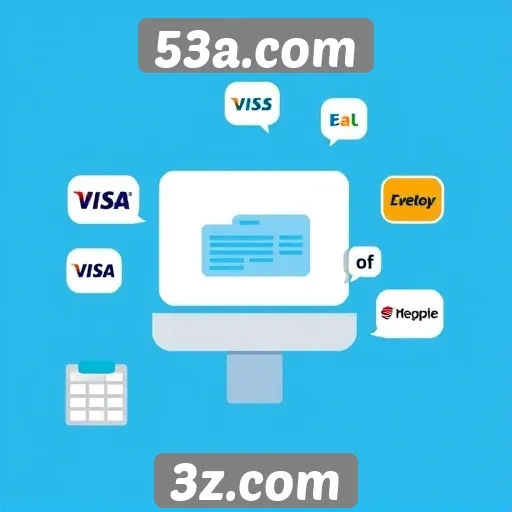 Comparação de métodos de pagamento aceitos no 53a.com